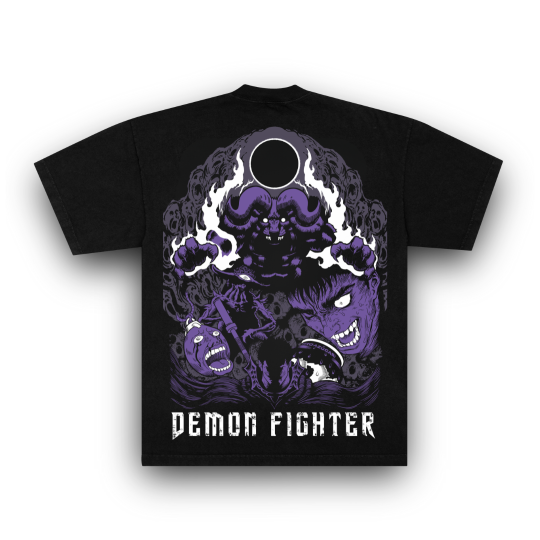 CAMISETA OVERSIZE - ❛Demon fighter❜