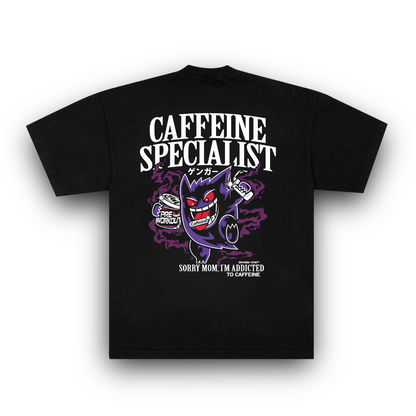 CAMISETA OVERSIZE - ❛Caffeinne specialist❜