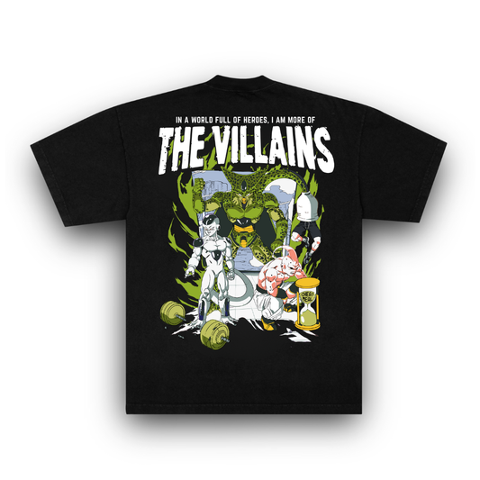 CAMISETA OVERSIZE - ❛The Villians - NEGRA