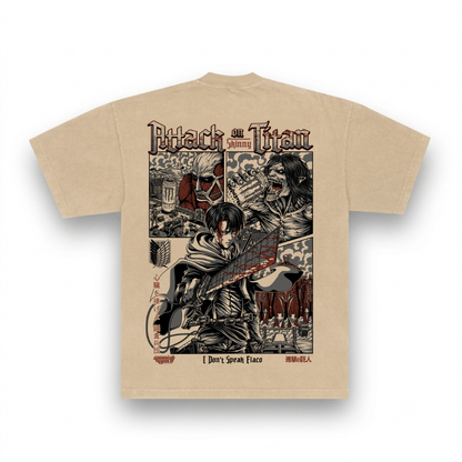 CAMISETA OVERSIZE -  ❛Attack on Skinny Titan❜ - ARENA