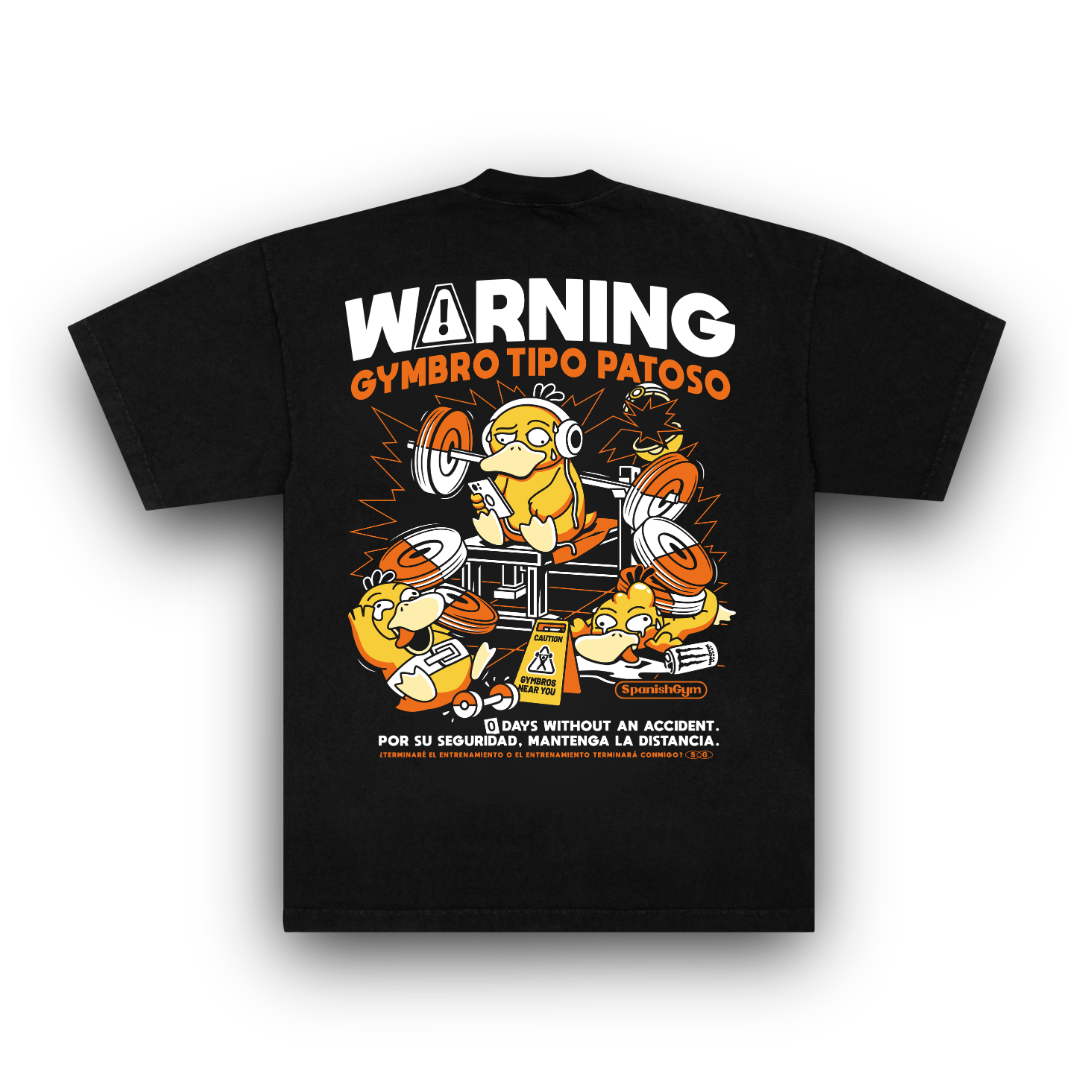 CAMISETA BOXY OVERSIZE - Gymbro Tipo Patoso