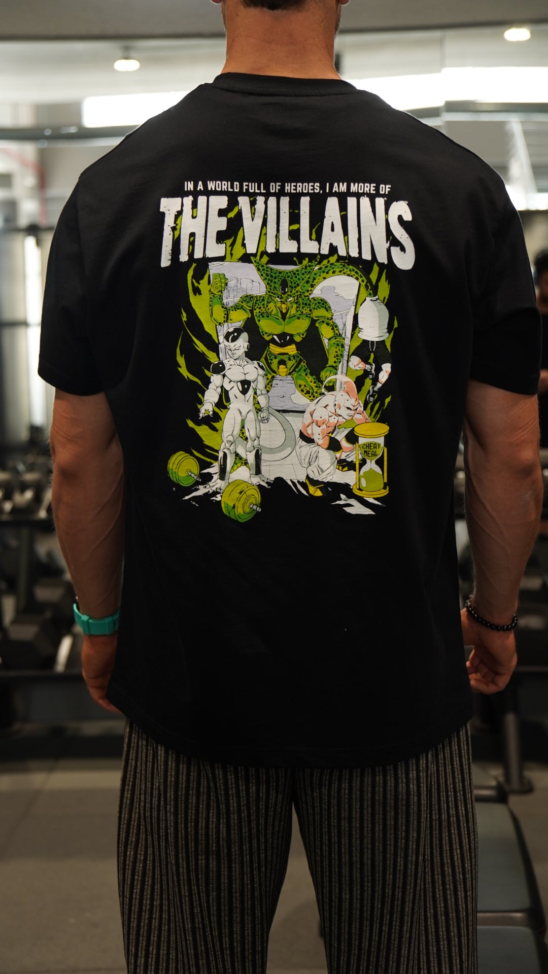 CAMISETA OVERSIZE - ❛The Villians - NEGRA