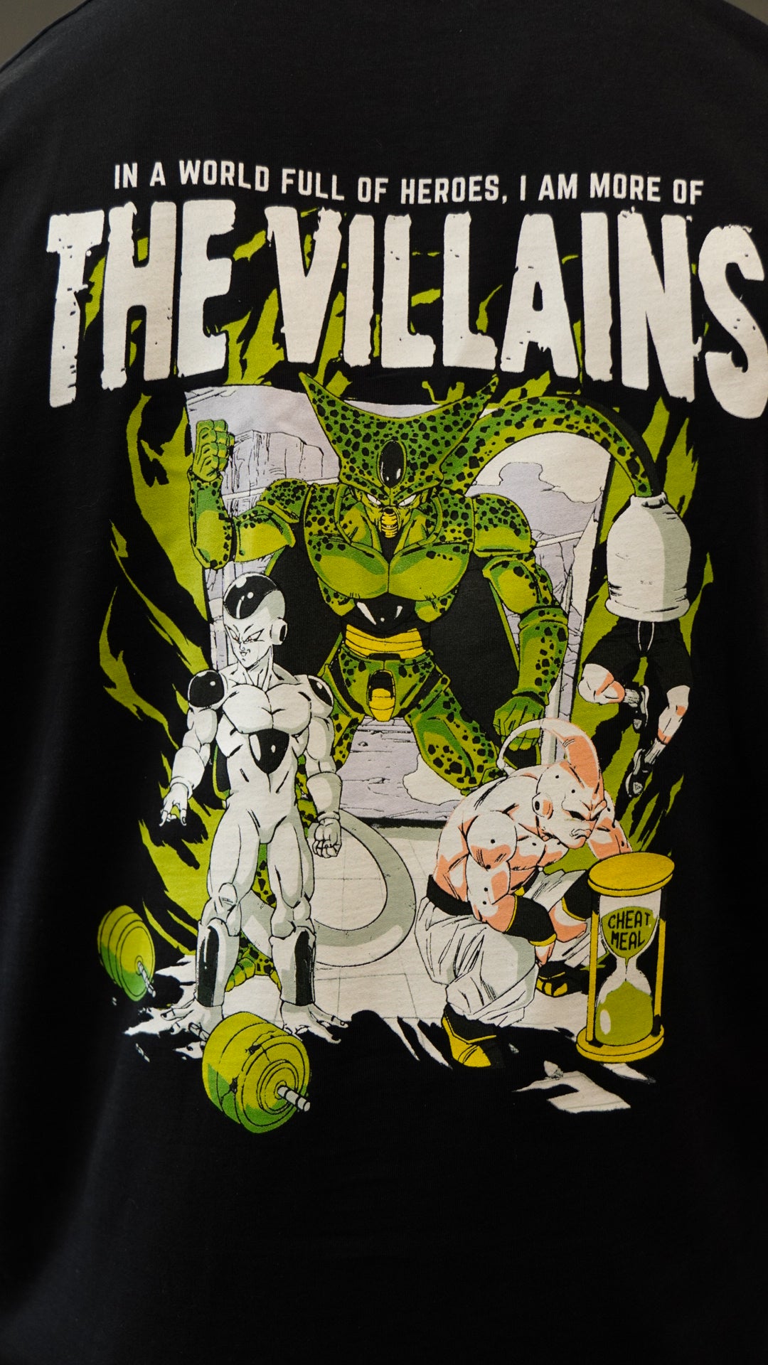CAMISETA OVERSIZE - ❛The Villians - NEGRA