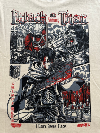 CAMISETA OVERSIZE -  ❛Attack on Skinny Titan❜ - ARENA