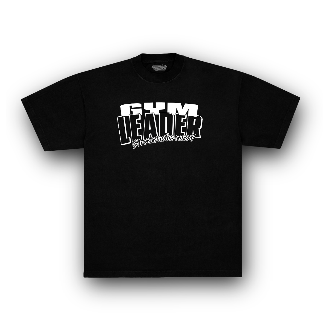 CAMISETA OVERSIZE -  ❛Gym Leader❜ - NEGRA