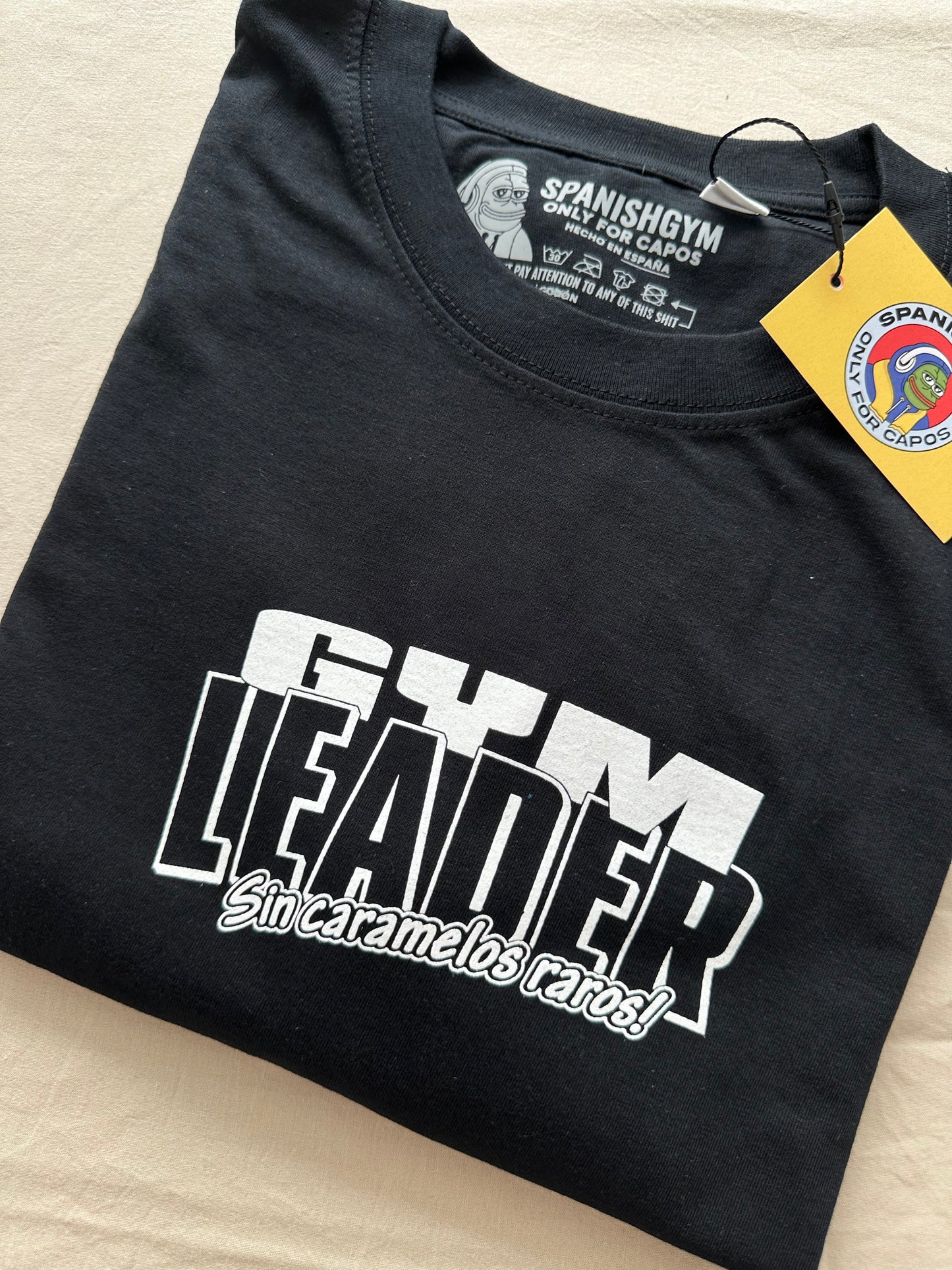 CAMISETA OVERSIZE -  ❛Gym Leader❜ - NEGRA